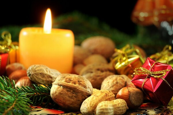 Mumlarla Noel fotoğrafı