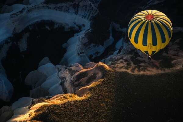 Travel on a mosquito balloon