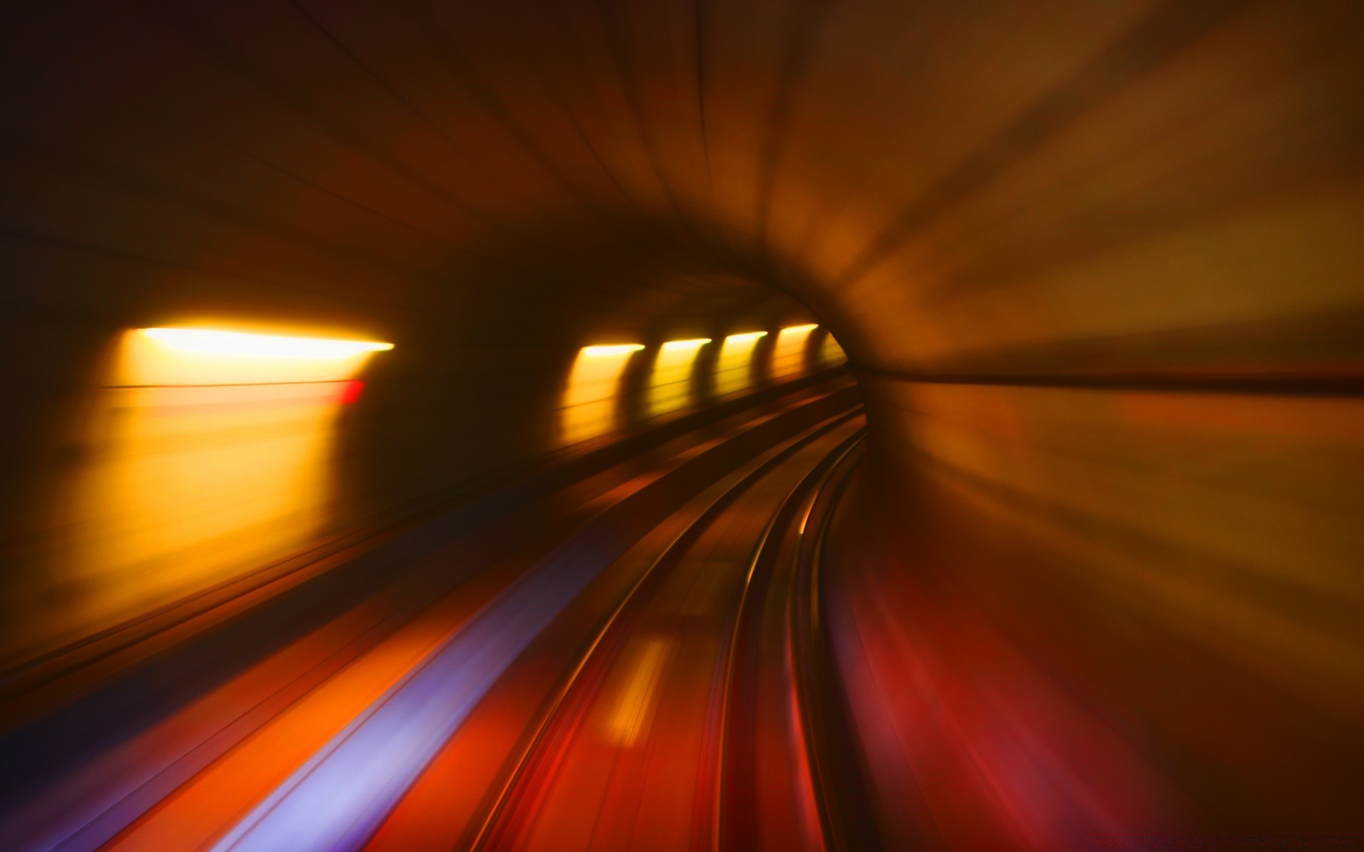 trains flou trafic tunnel zoom rapide résumé embouteillage trafic luminescence autoroute voyage lumière