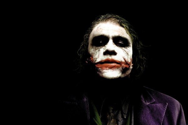 Retrato del Joker en el Escritorio