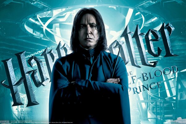 A man with long black hair from Harry Potter