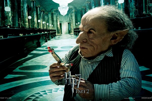 The Old Dwarf from Harry Potter