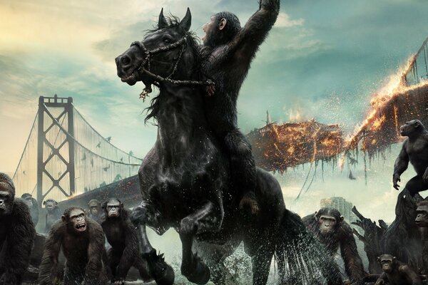 Planet of the Apes. The leader of the uprising