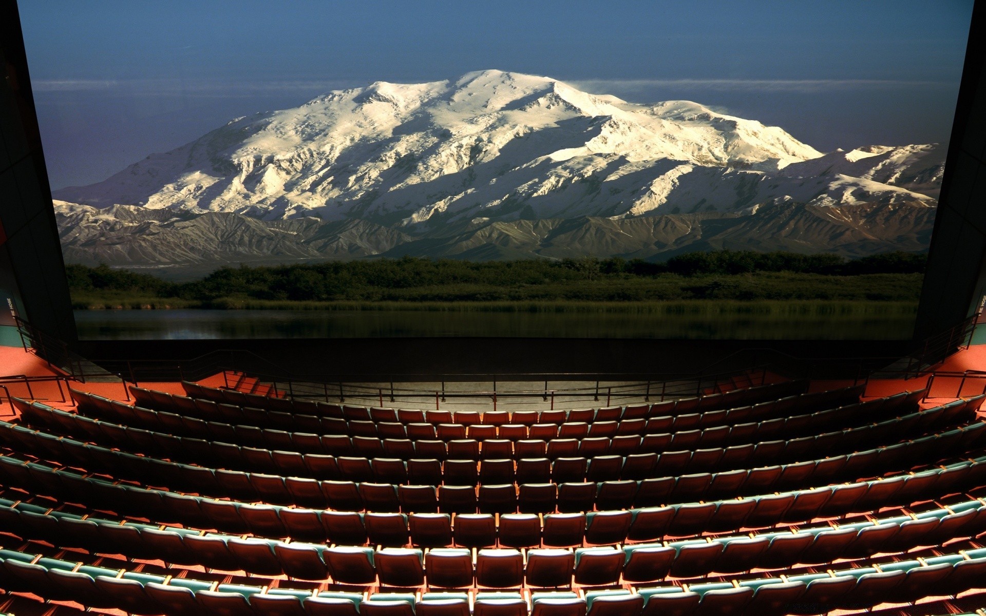 movies mountain landscape stadium snow travel