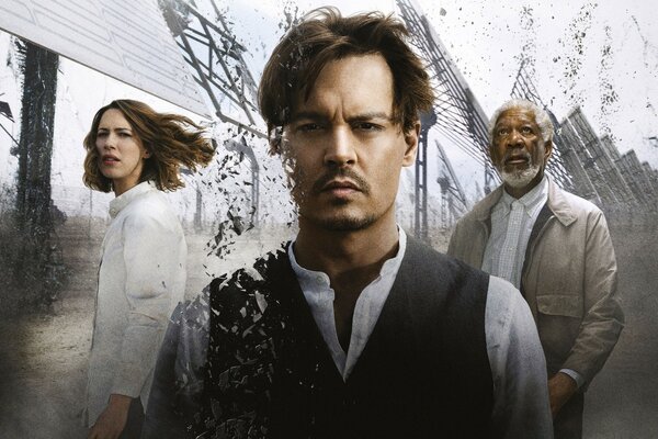 Poster del film supremazia con Johnny Depp.