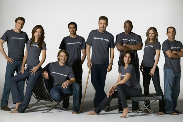 Actors of the TV series Doctor House .