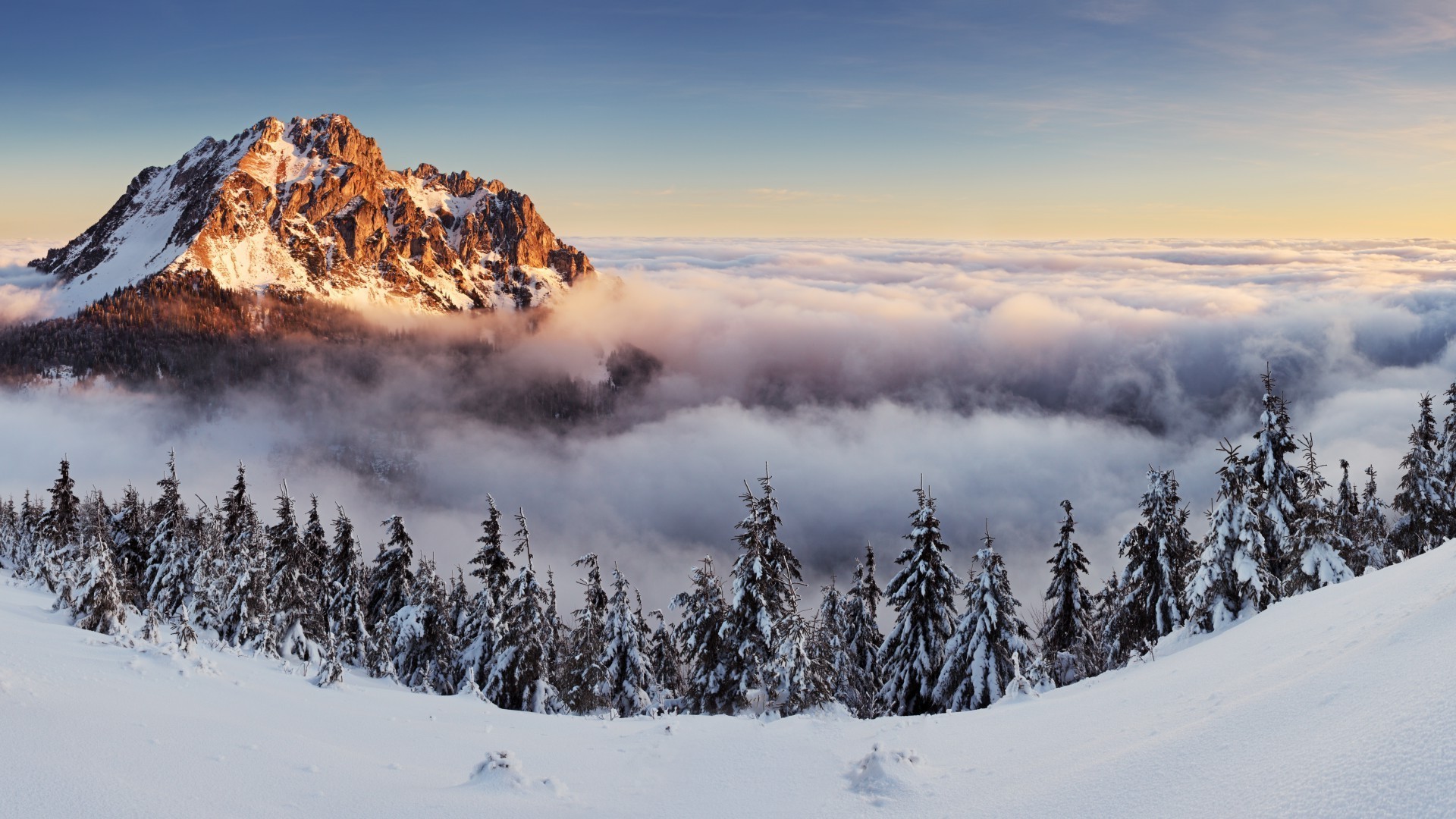 mountains snow winter mountain cold ice landscape wood sky outdoors nature scenic frost weather fair weather