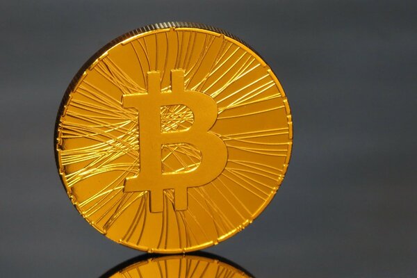 Un Bitcoin Sur le bureau