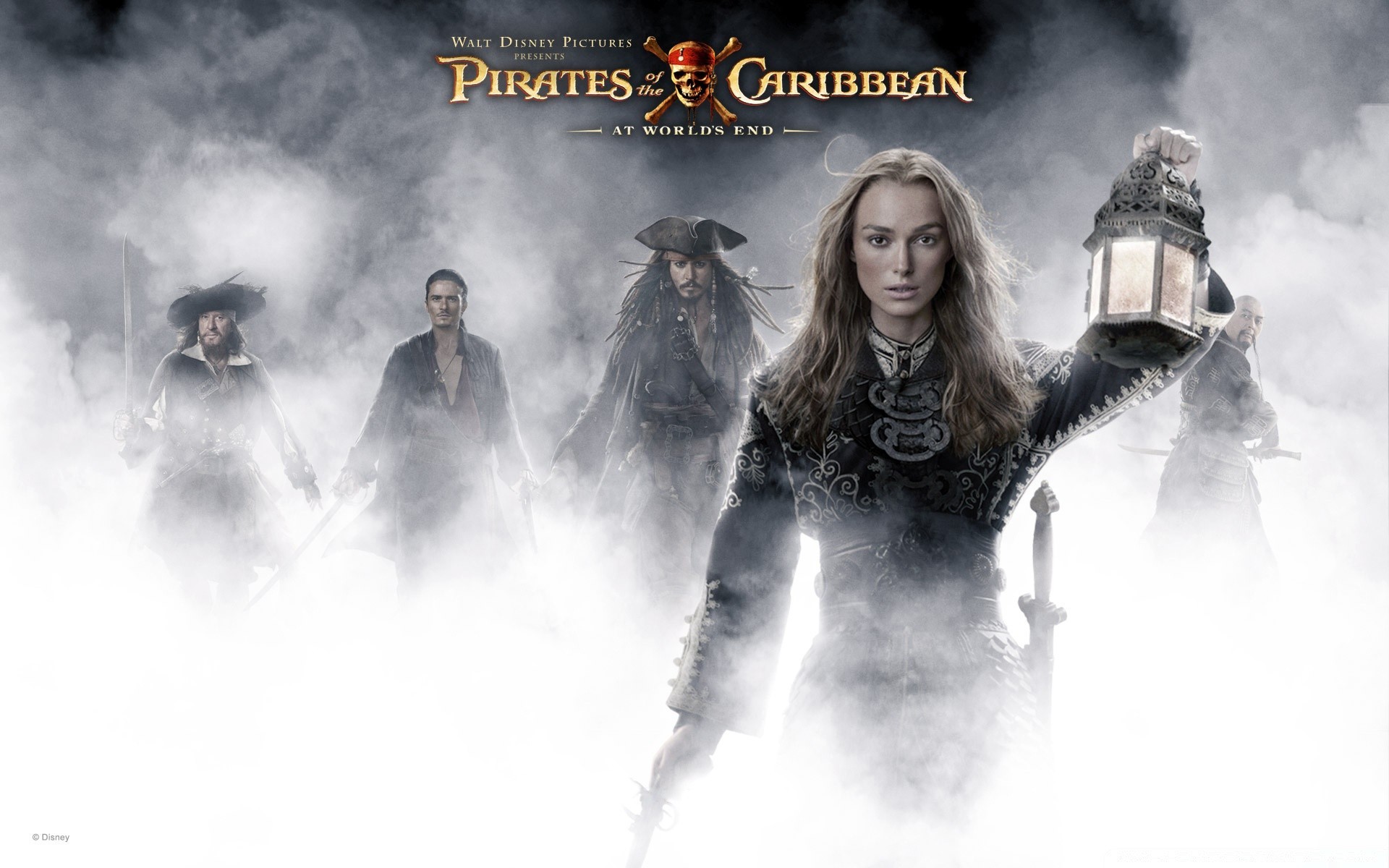 pirates of the caribbean smoke fog outdoors woman winter