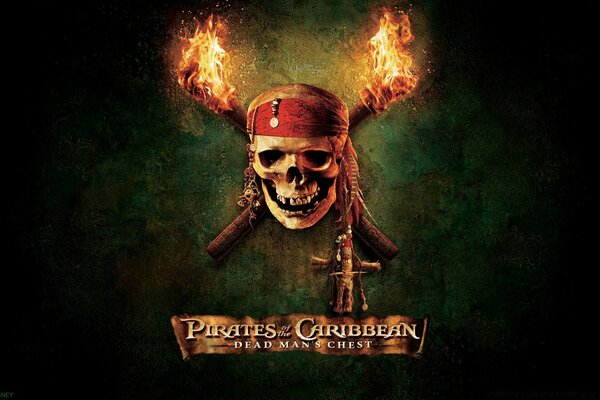 Scary Skull image from Pirates of the Caribbean