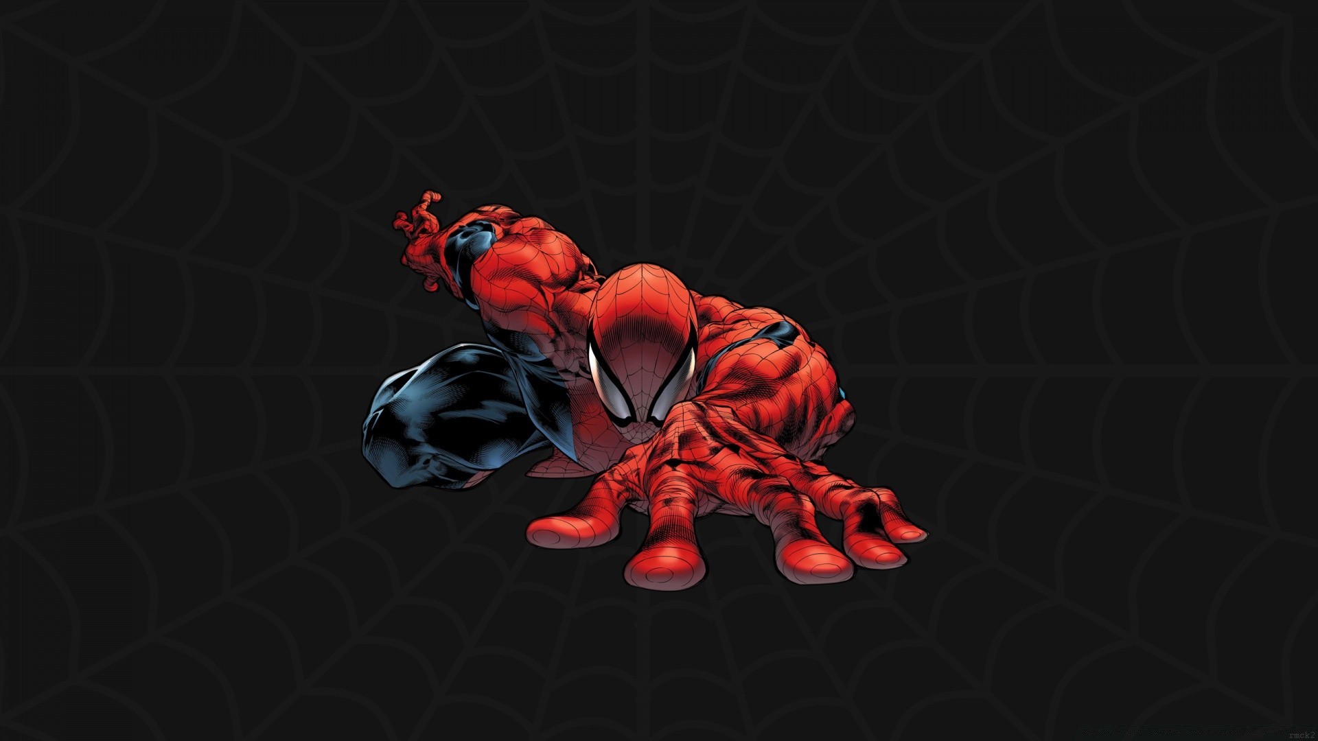 spider-man desktop astratto modello forma