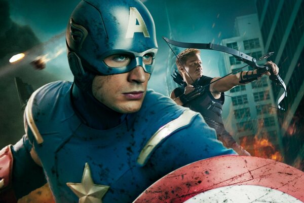 Capitan America è pronto per la battaglia