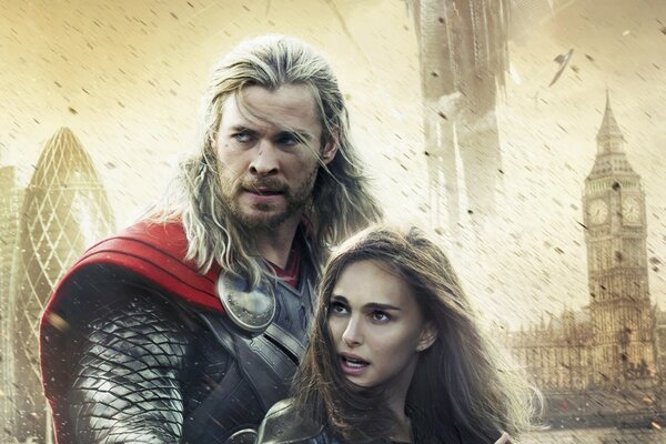 Thor con su novia