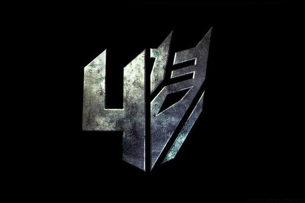 Graphics logo of the fourth Transformers movie