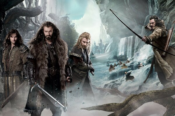 Los personajes de la serie el Hobbit están listos para la aventura