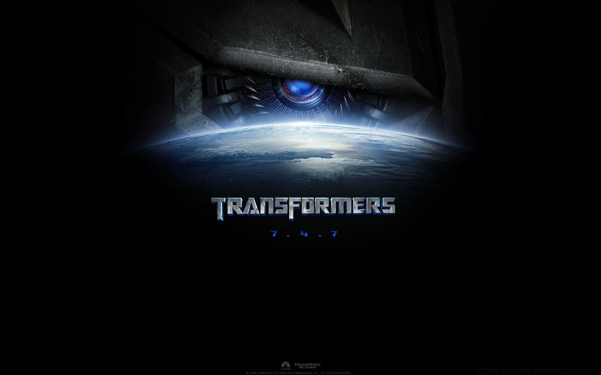 transformers scuro luce illuminato astratto desktop futuristico movimento tecnologia