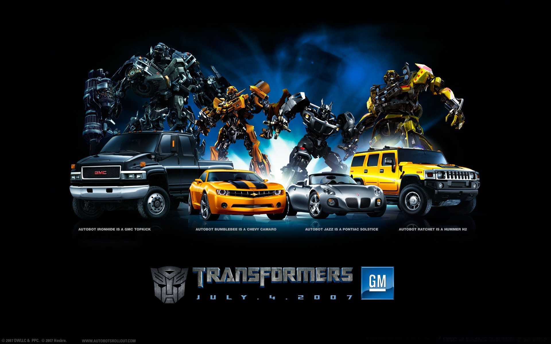 transformers car transportation system outdoors