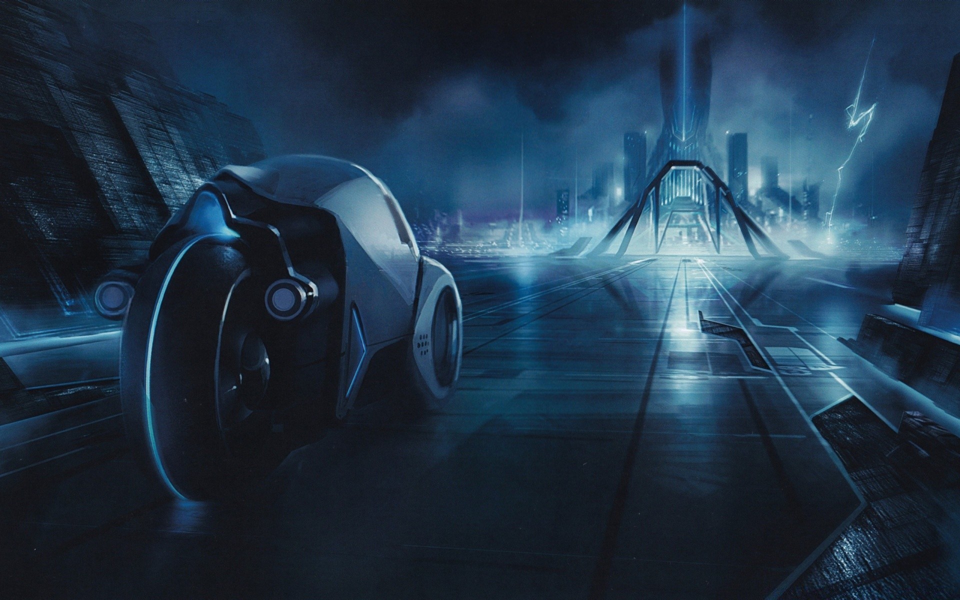 tron legacy blur light motion