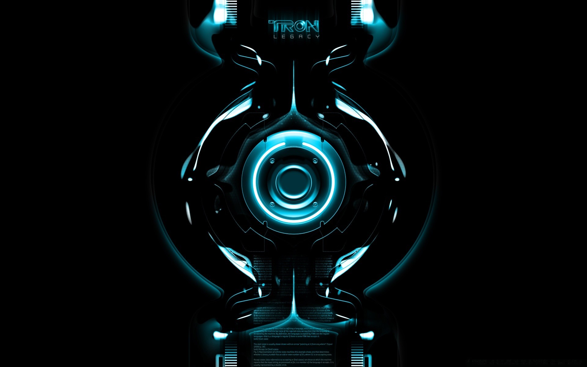 tron: legado escuro arte ilustração luz design