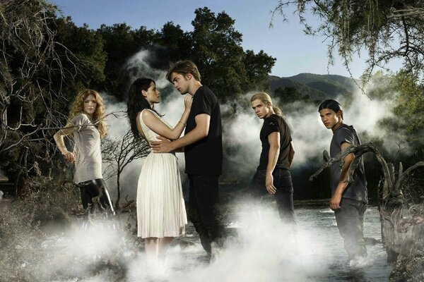  Une image mystérieuse du film Twilight .