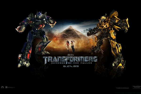 Illustrazione del popolare film Transformers