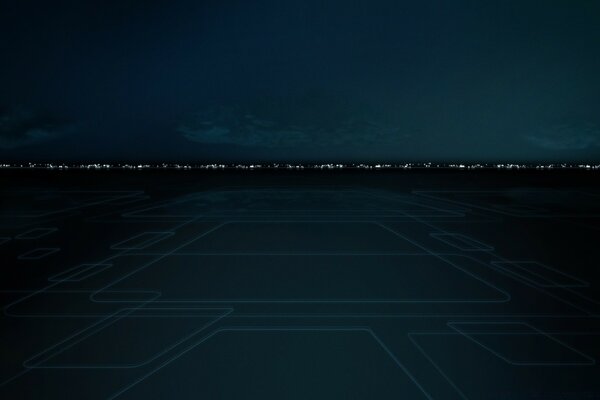 Paesaggio dal film Tron: Legacy