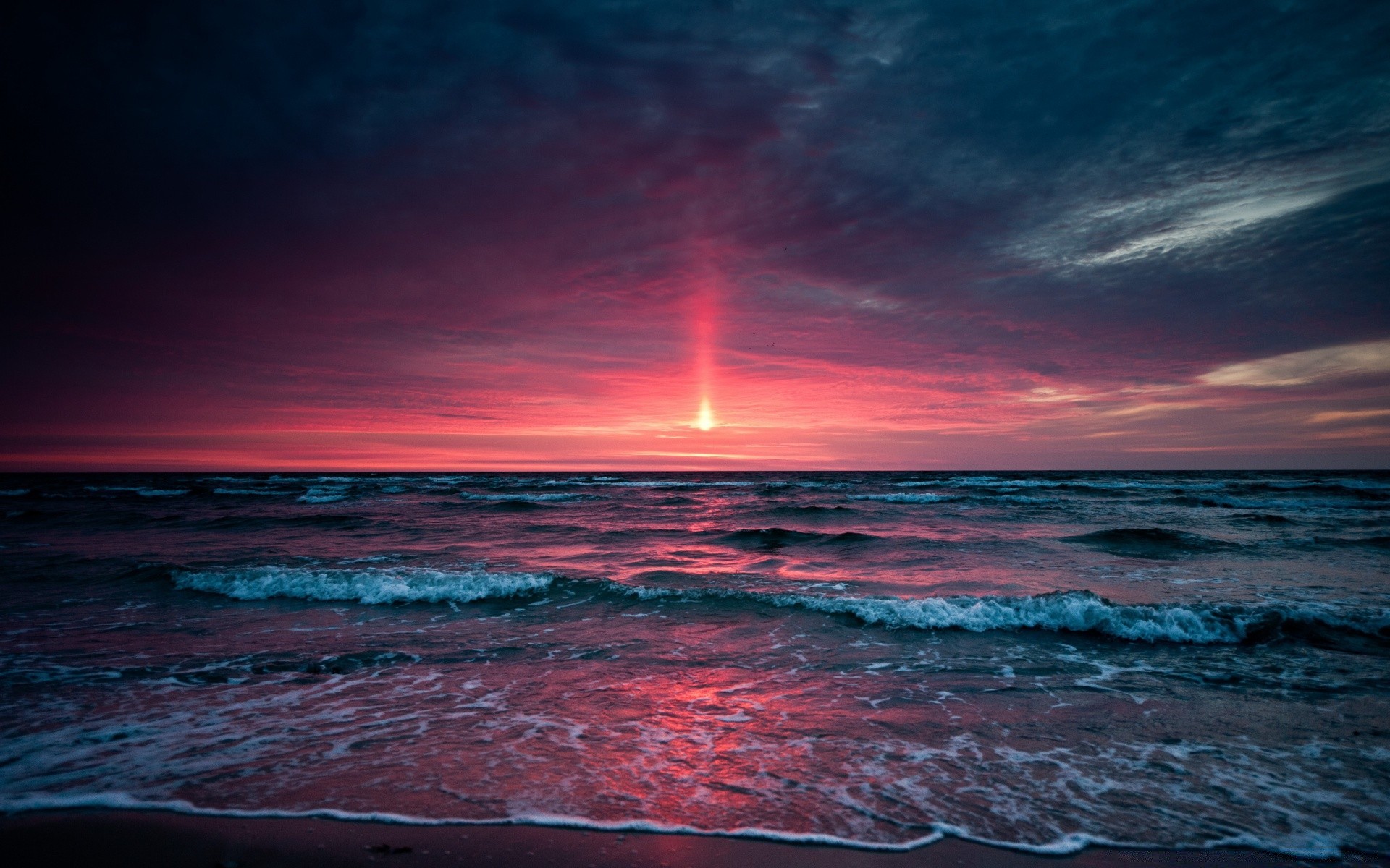 mar e oceano pôr do sol água crepúsculo amanhecer sol mar noite oceano praia