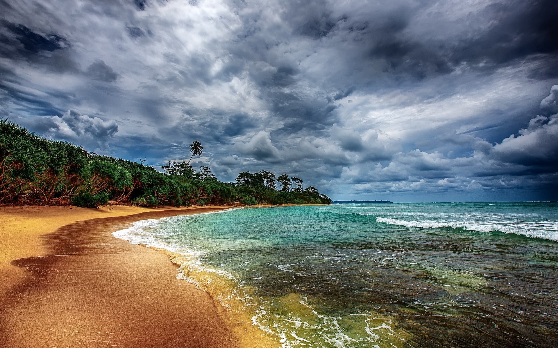 sea and ocean water beach sand travel seashore ocean tropical sea seascape island summer sky surf sun nature landscape vacation fair weather