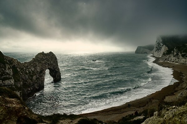 A storm is coming over the Black Sea