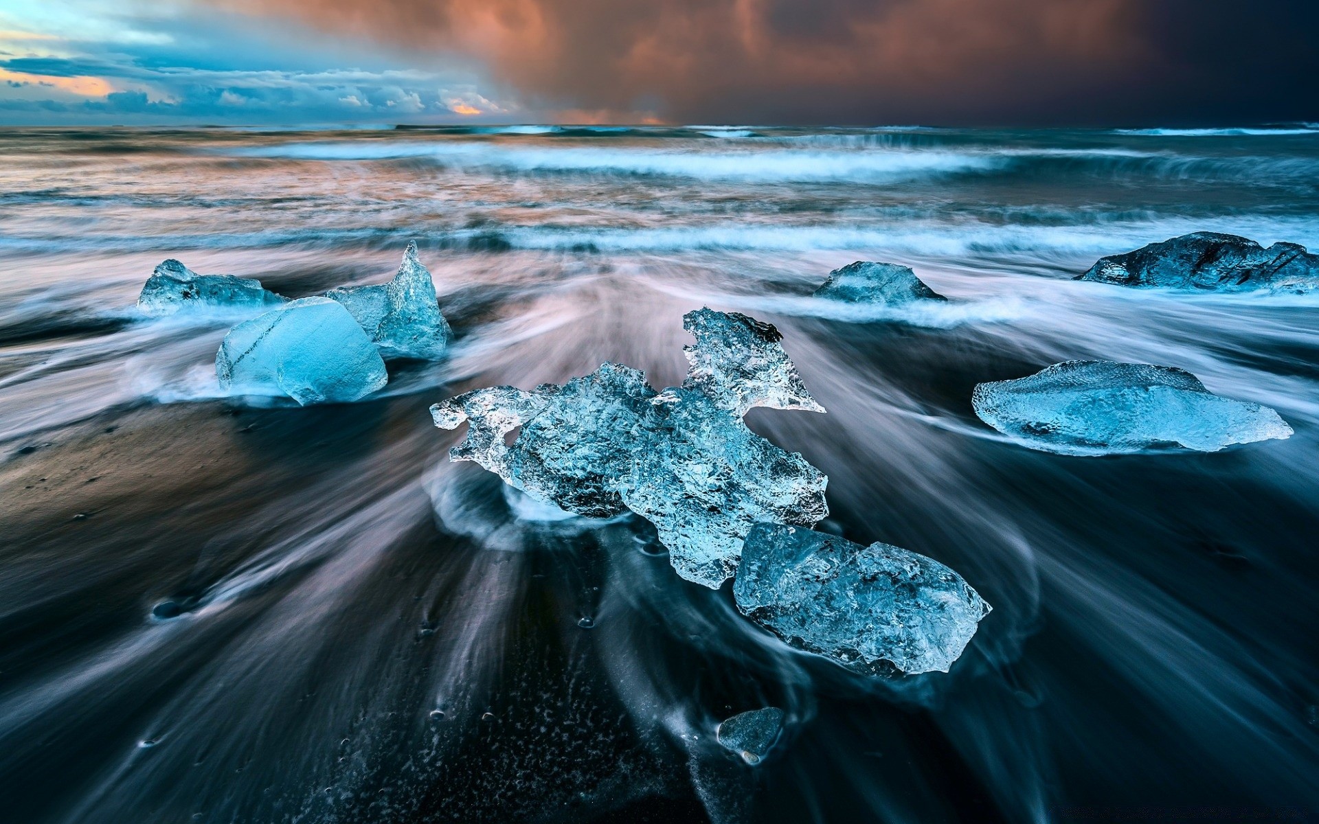 morze i ocean woda morze lód ocean natura krajobraz zachód słońca mroźny zima podróże śnieg zimno świt