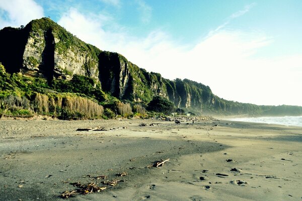 Beautiful nature. Green Rocks