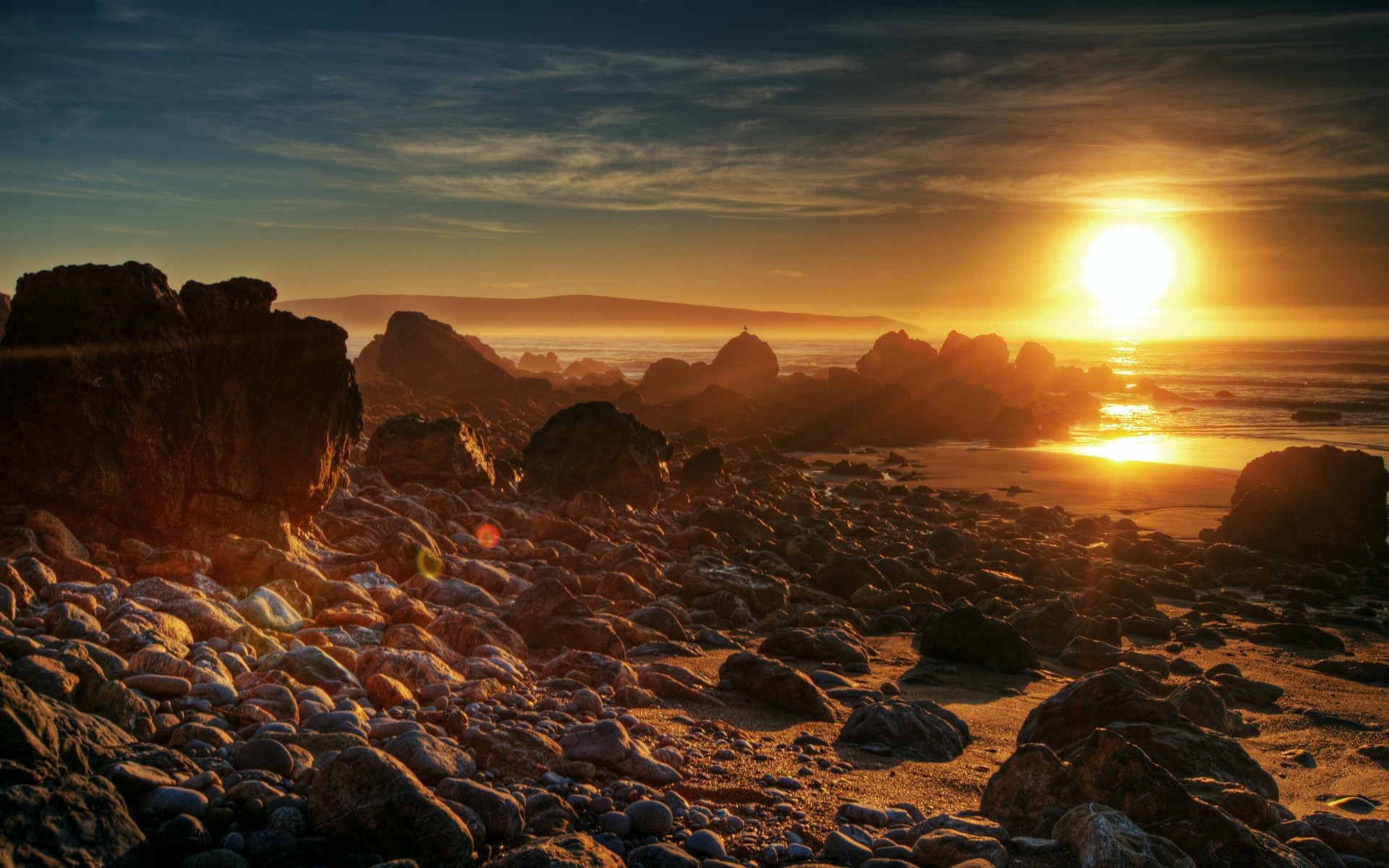 sea and ocean sunset dawn sun evening dusk landscape nature sky travel fair weather water outdoors