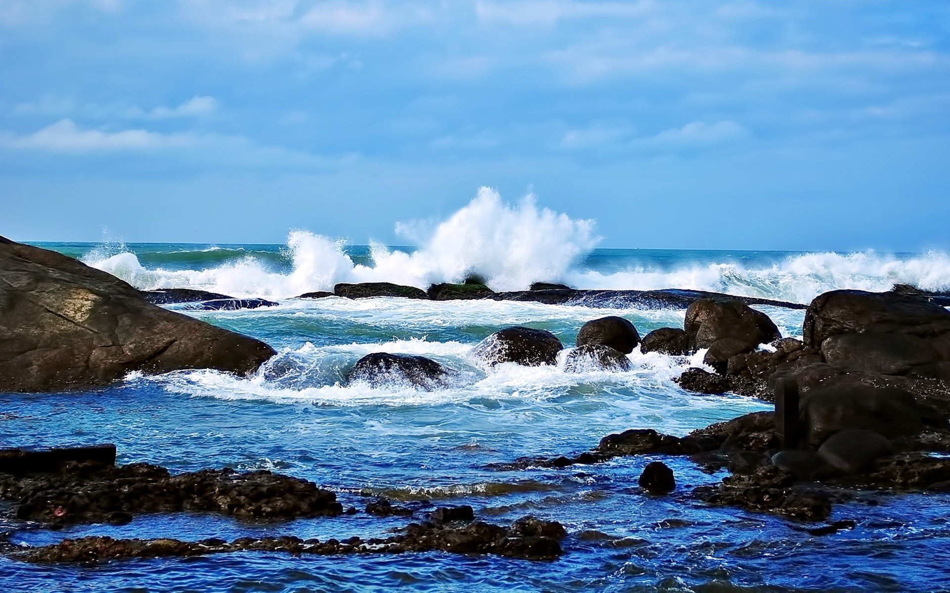 sea and ocean water sea ocean beach travel seashore nature surf landscape seascape sky wave rock sunset outdoors