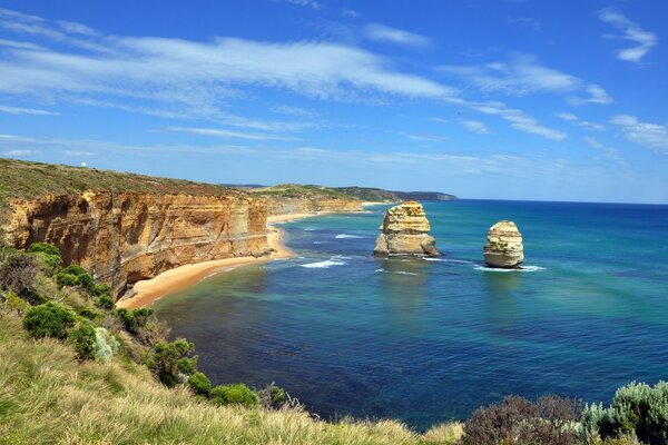 Imagen de paisaje con vista al mar