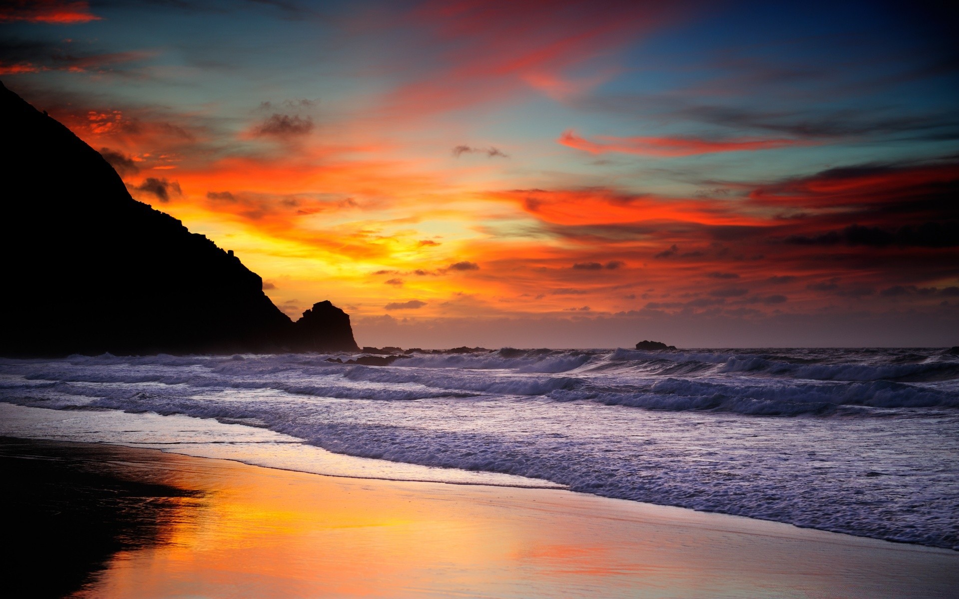 sea and ocean sunset water dawn dusk beach sun sea ocean evening seascape sky seashore fair weather