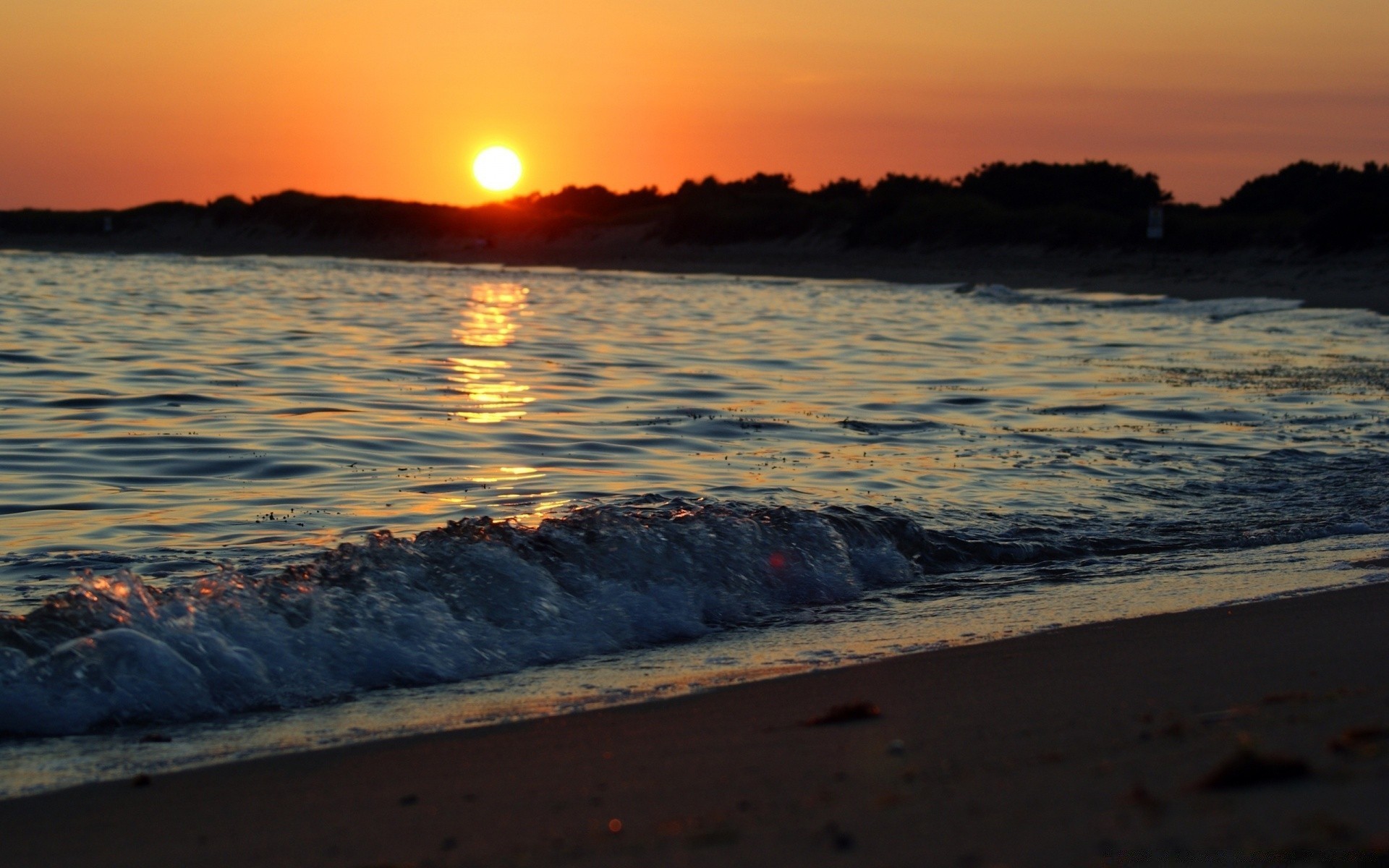 sea and ocean sunset water dawn evening dusk beach sea ocean seascape seashore sun landscape surf travel