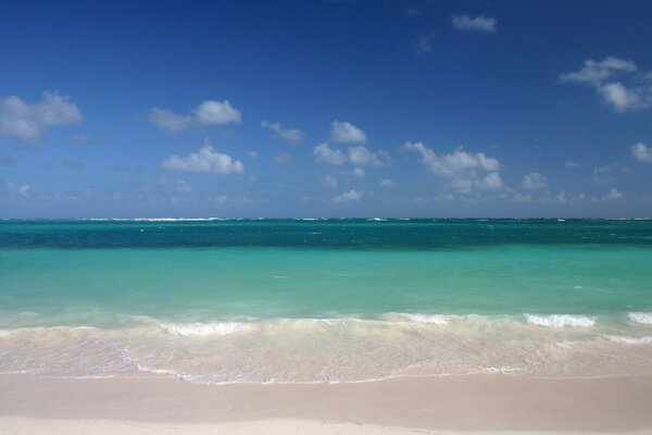 Sandy beach and Cote d Azur