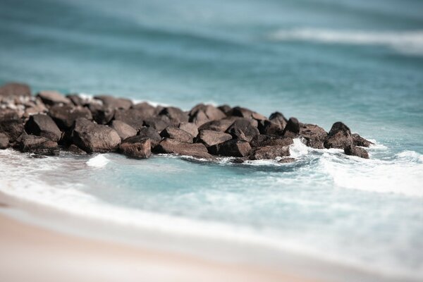 Stein Meer Strand