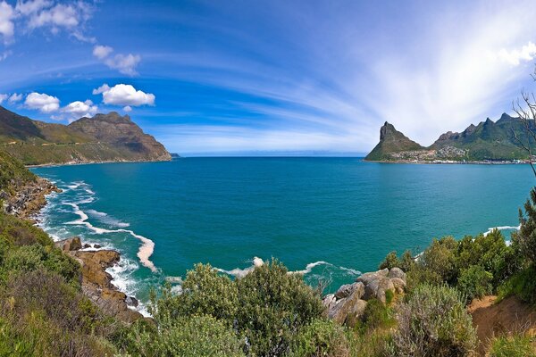 Hermoso paisaje del mar de verano