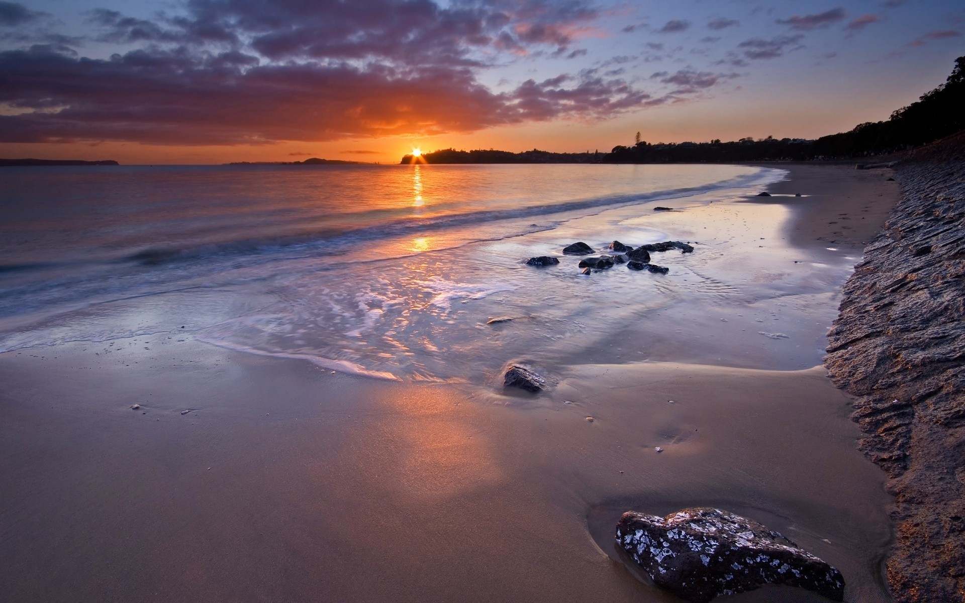 mare e oceano tramonto acqua spiaggia alba sera crepuscolo mare paesaggio oceano mare paesaggio sole riflessione cielo viaggi