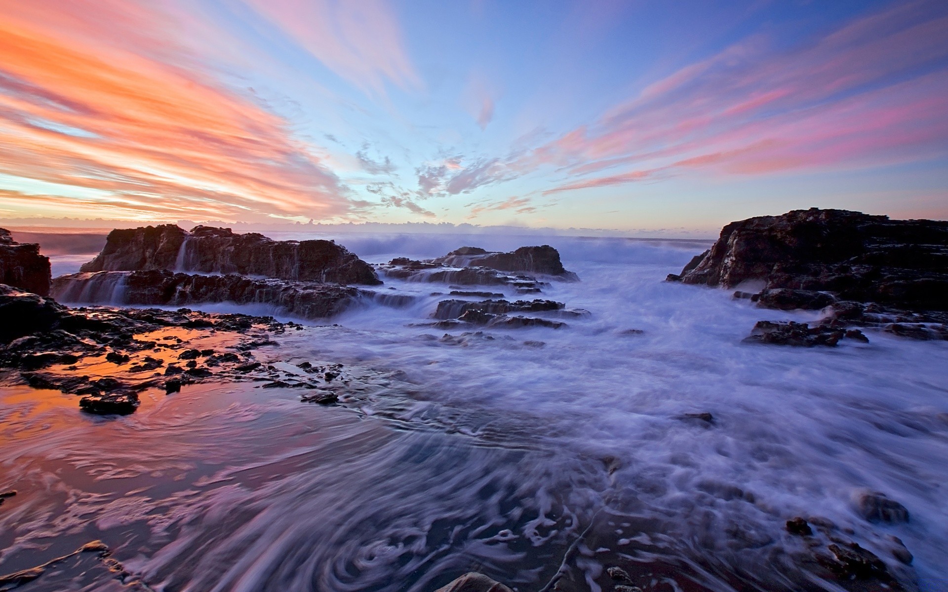 sea and ocean sunset water evening dusk dawn ocean seashore beach sea landscape seascape travel sky sun