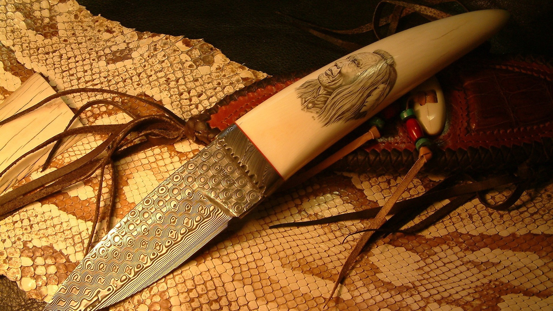 swords and blades wood paper luxury