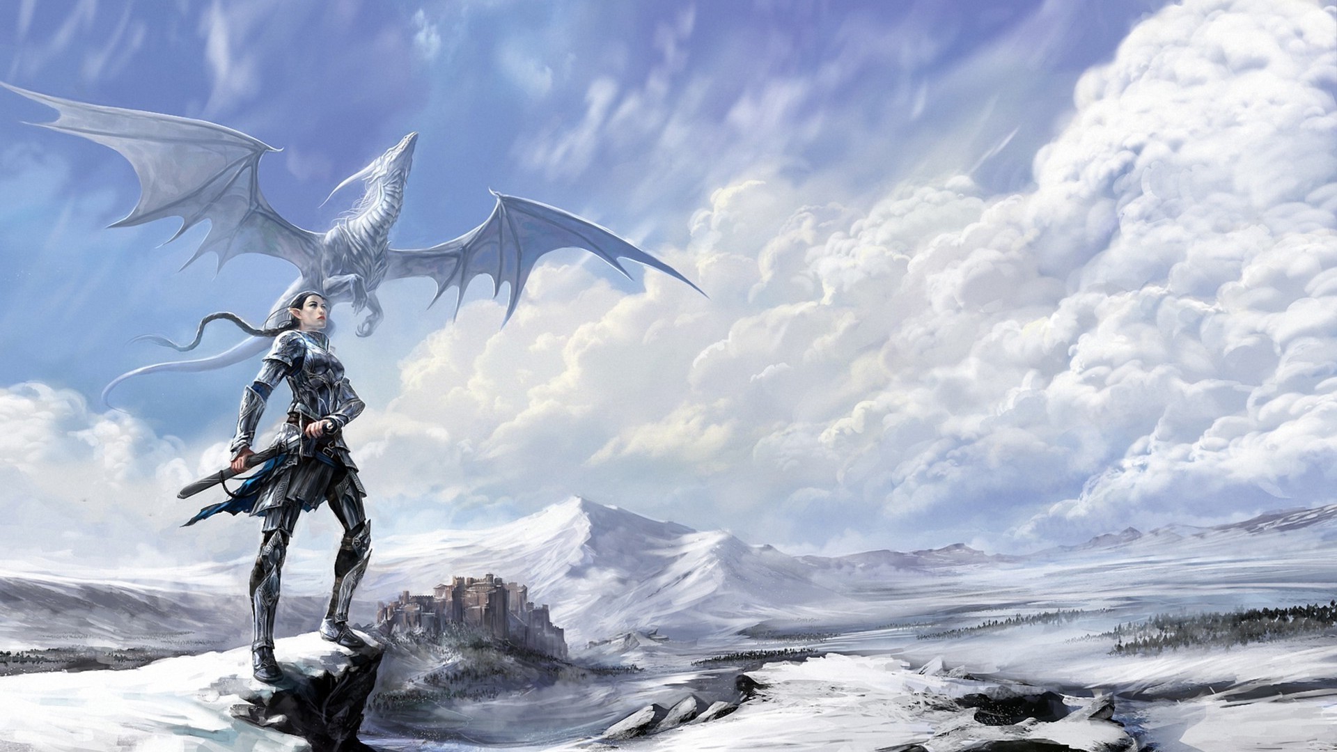 dragons snow travel sky water winter outdoors ice cold