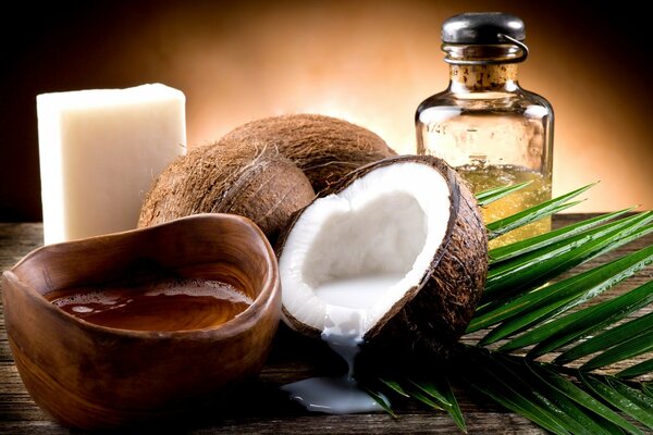 A picture that conveys the aroma of coconut through the screen