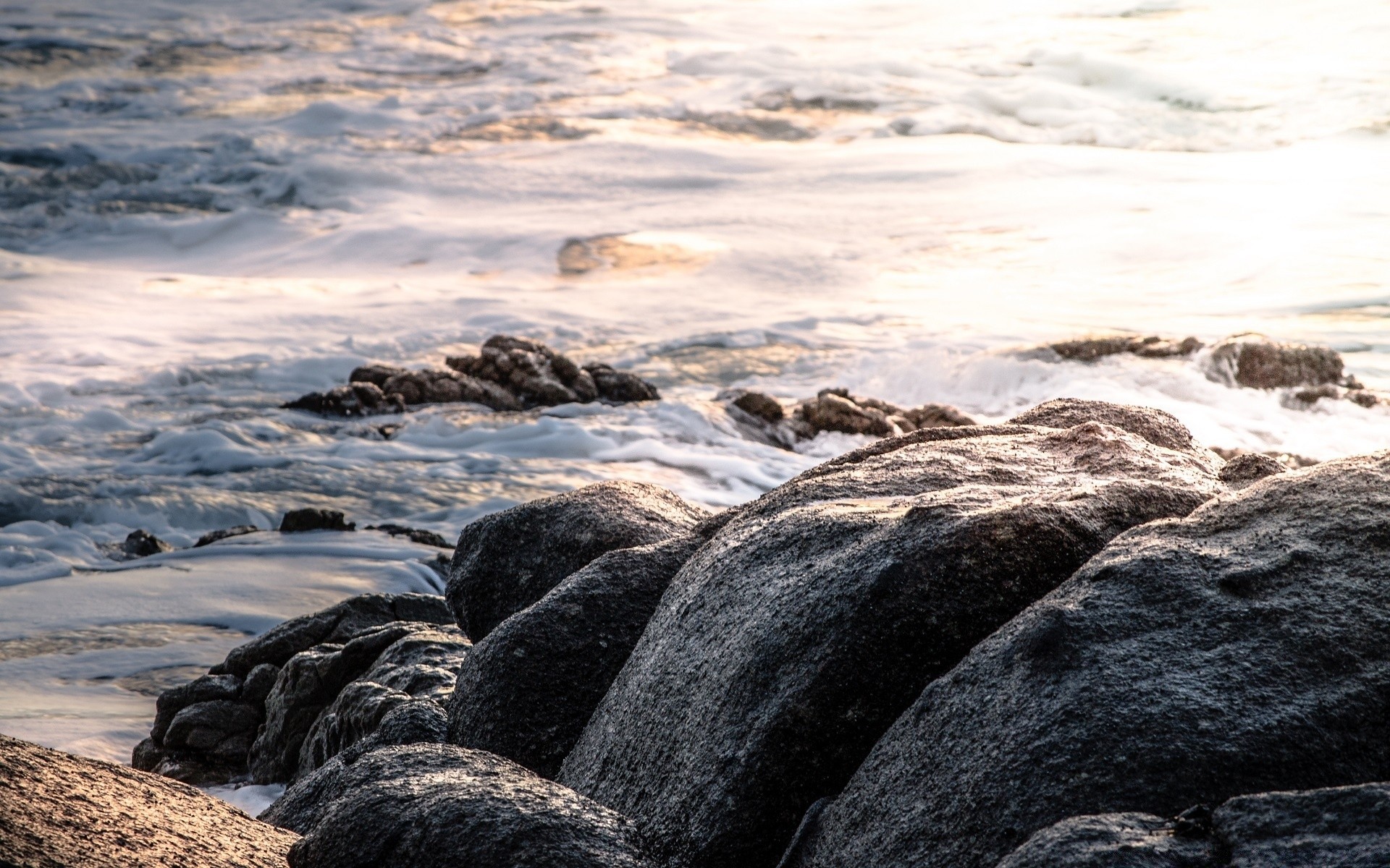 sea and ocean water seashore ocean beach sea landscape rock nature shore wave sand seascape coastal tide sunset sky travel stone