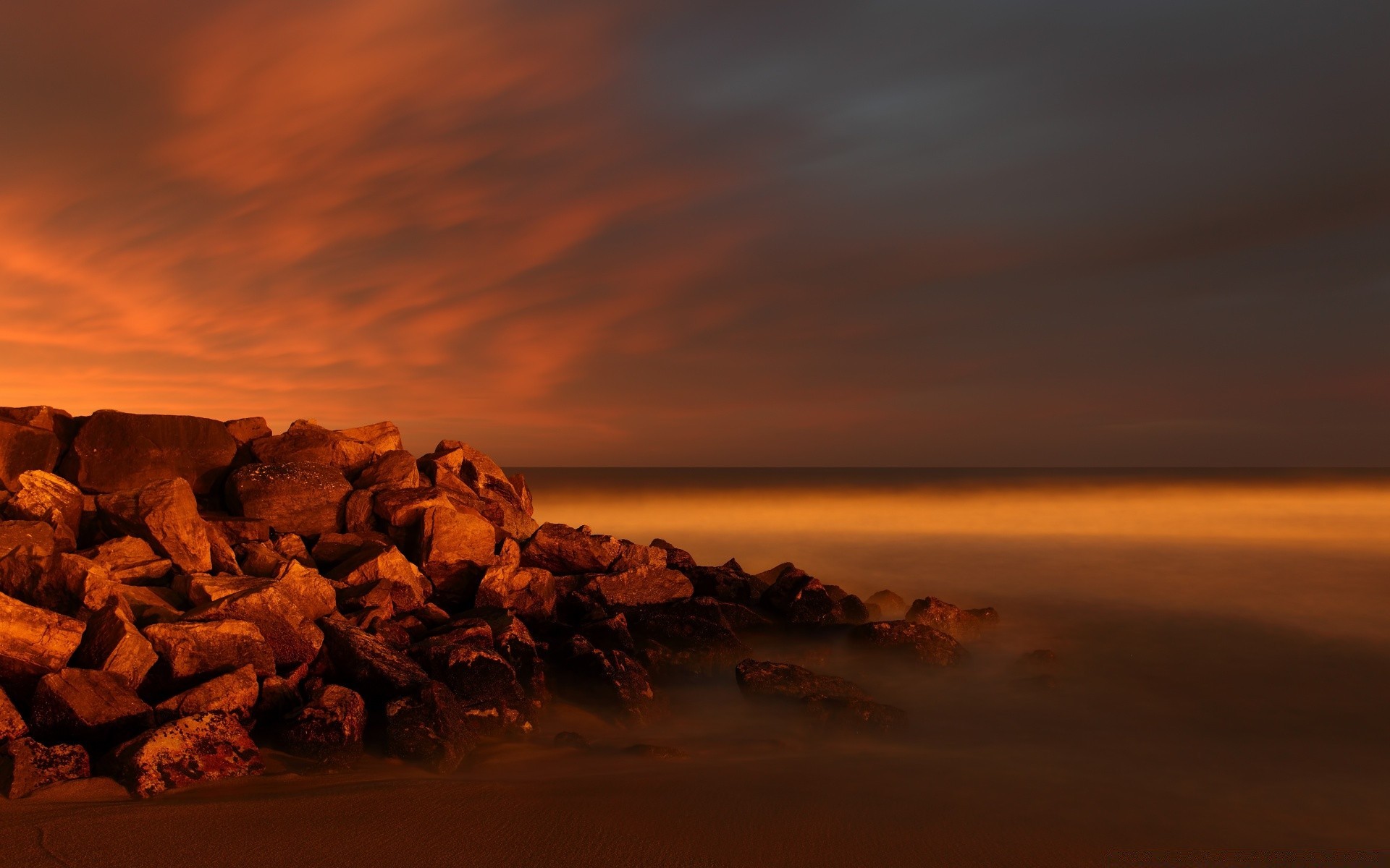 mer et océan coucher de soleil aube soir crépuscule eau plage soleil ciel rétro-éclairé mer à l extérieur paysage