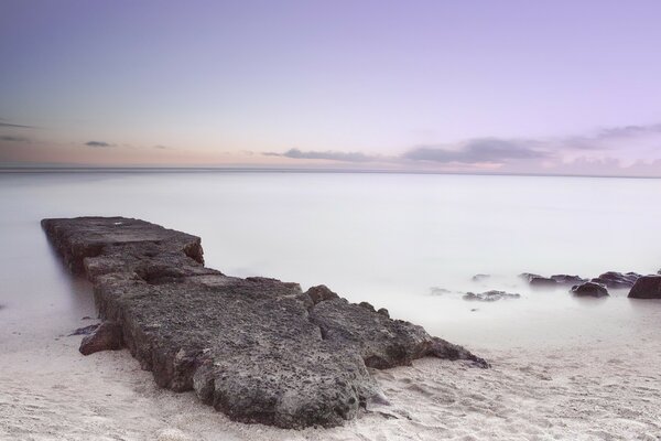 Incroyablement belle surface de la mer