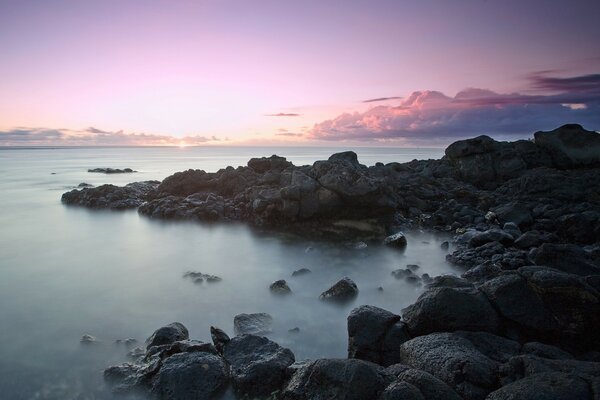 Seascape in the early morning