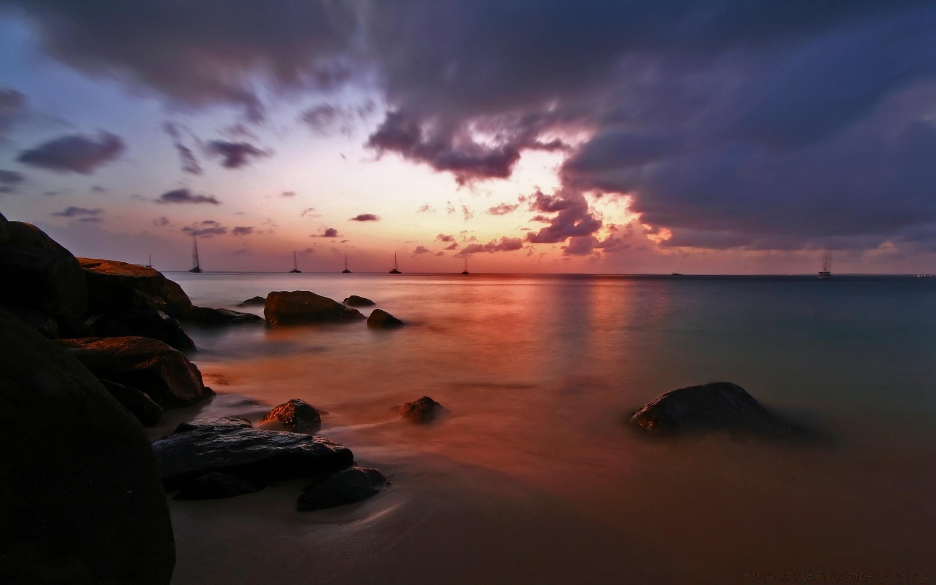 sea and ocean sunset water beach dawn dusk evening sea ocean seashore seascape sun landscape travel