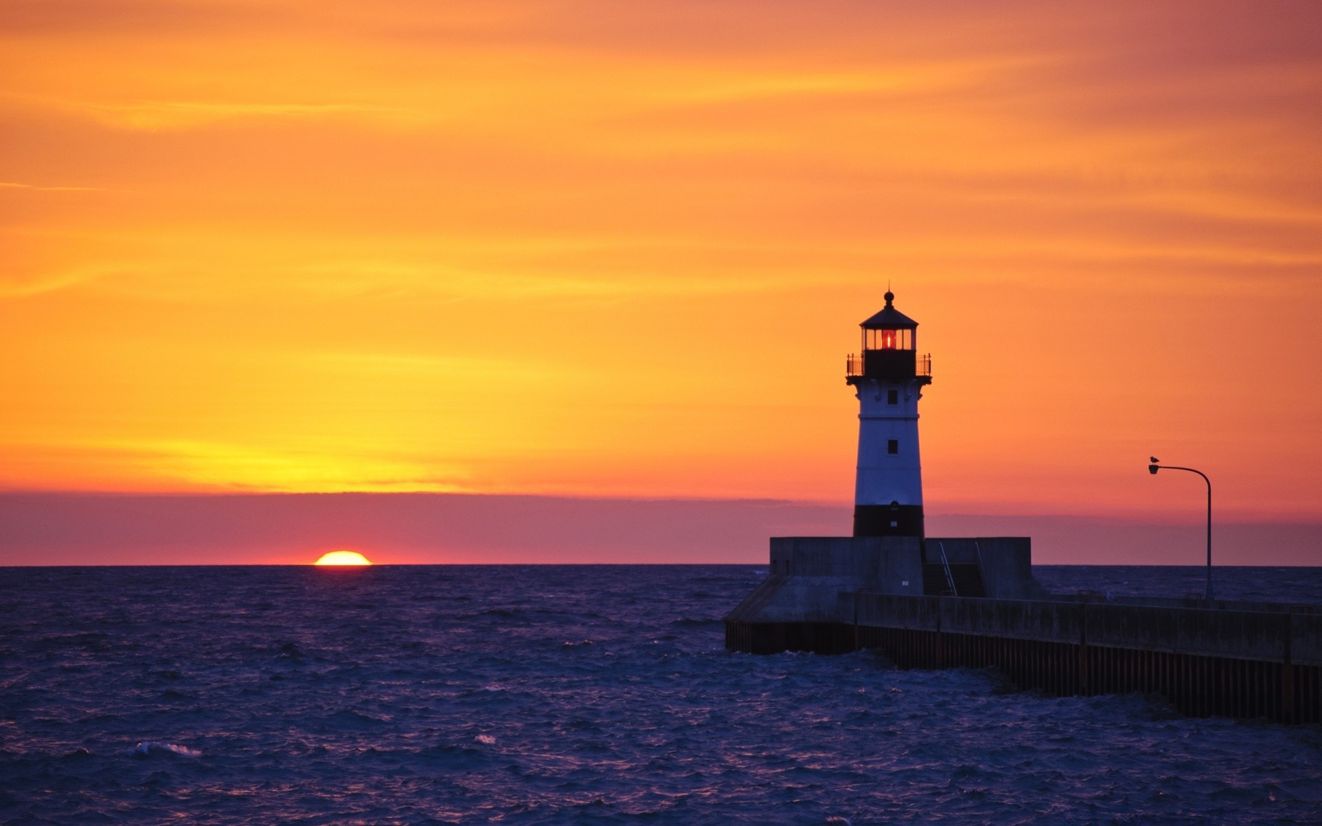 meer und ozean leuchtturm sonnenuntergang meer wasser ozean dämmerung dämmerung abend meer licht strand landschaft himmel sonne reisen silhouette landschaft marine